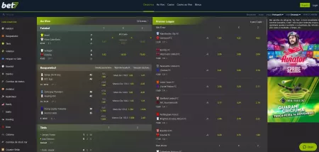 Página principal da bet7