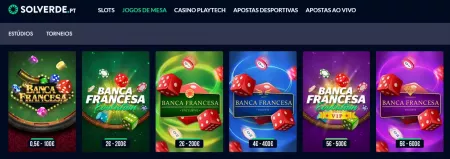 Opções de banca francesa na Solverde