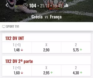 DV ao intervalo e 2ª parte