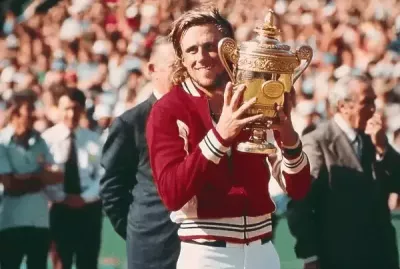 Vitoria em wimbledon 1977 frente a Jimmy Connors
