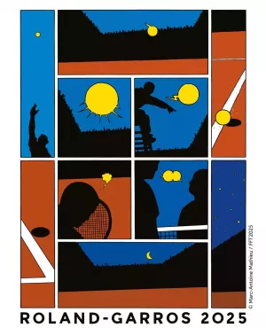 roland garros 2025 poster