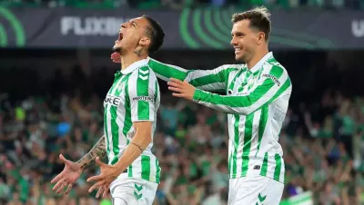 Anthony a celebrar pelo Betis