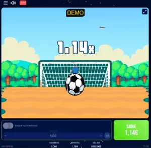 Representação do jogo crash Luva SuperGol