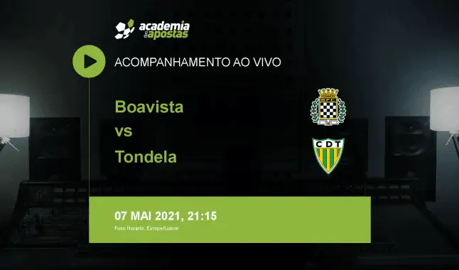 Boavista Tondela livestream | Liga Portugal Betclic | 07 maio 2021