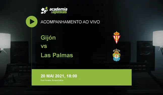 Gijón Las Palmas livestream | Segunda División | 20 maio 2021