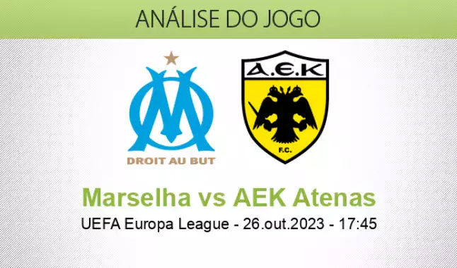 Olympique de Marselha vence o AEK Atenas por 3 a 1 na Liga Europa