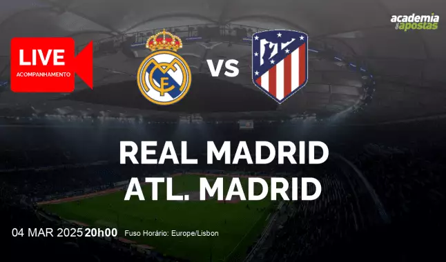 Real Madrid Atl. Madrid livestream | UEFA Champions League | 04 março 2025