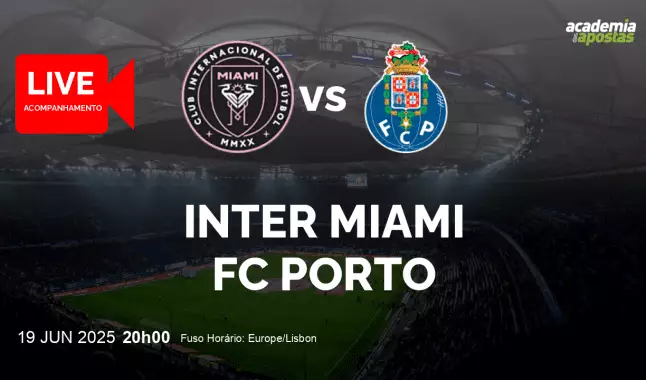 Inter Miami FC Porto livestream | FIFA Club World Cup | 19 junho 2025