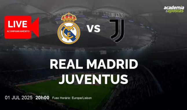 Real Madrid Juventus livestream | FIFA Club World Cup | 01 julho 2025