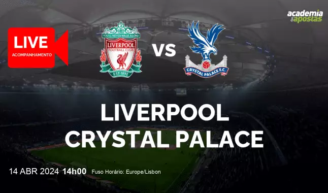 Liverpool Crystal Palace livestream | Premier League | 14 abril 2024