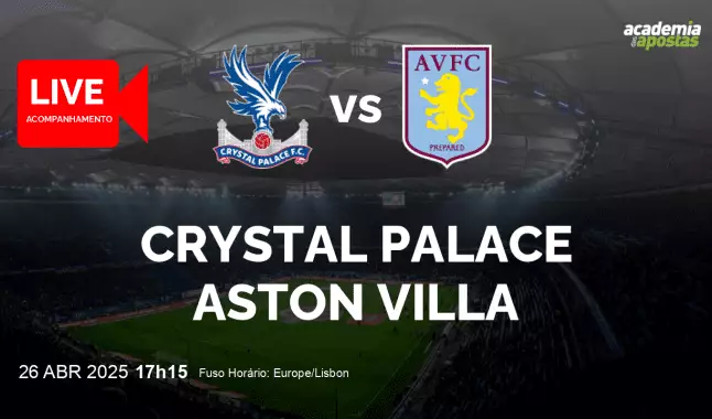 Crystal Palace Aston Villa livestream | FA Cup | 26 abril 2025