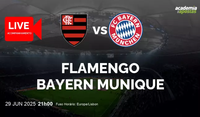 Flamengo Bayern Munique livestream | FIFA Club World Cup | 29 junho 2025