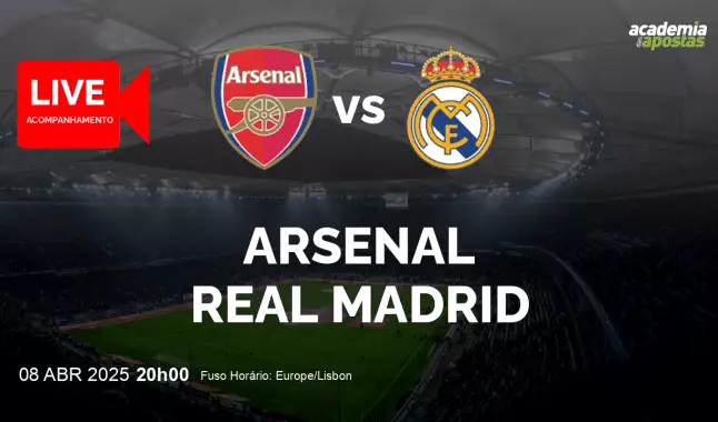 Arsenal Real Madrid livestream | UEFA Champions League | 08 abril 2025