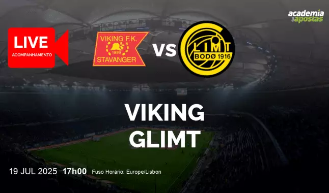 Viking Glimt livestream | Eliteserien | 19 julho 2025