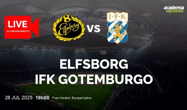 Elfsborg IFK Gotemburgo livestream | Allsvenskan | 28 julho 2025