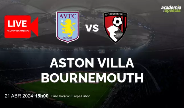 Aston Villa Bournemouth livestream | Premier League | 21 abril 2024