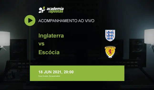 Inglaterra Escócia livestream | Campeonato Europeu | 18 junho 2021