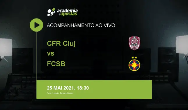 CFR Cluj FCSB livestream | Liga I | 25 maio 2021