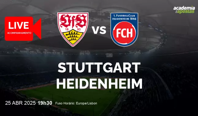 Stuttgart Heidenheim livestream | Bundesliga | 25 abril 2025