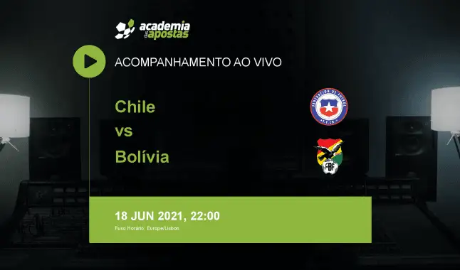 Chile Bolívia livestream | Copa America | 18 junho 2021