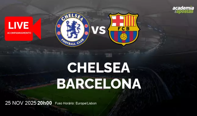 Chelsea Barcelona livestream | UEFA Champions League | 25 novembro 2025