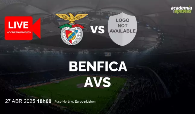 Benfica AFS livestream | Liga Portugal Betclic | 27 abril 2025