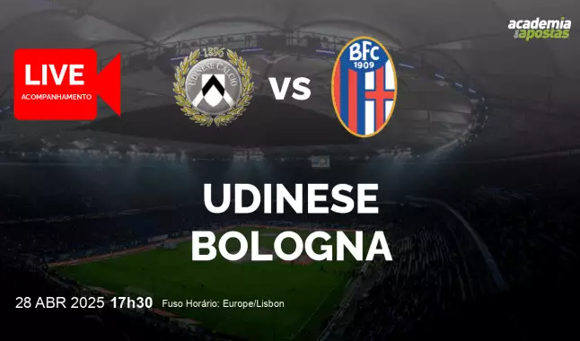 Udinese Bologna livestream | Serie A | 28 abril 2025