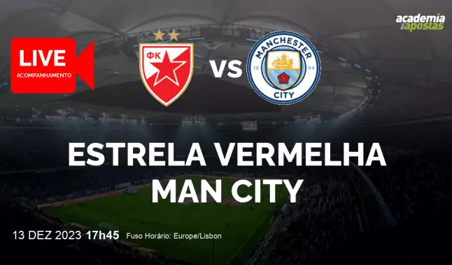 Palpite: Estrela Vermelha x Manchester City – Champions League (Liga dos  Campeões) – 13/12/2023